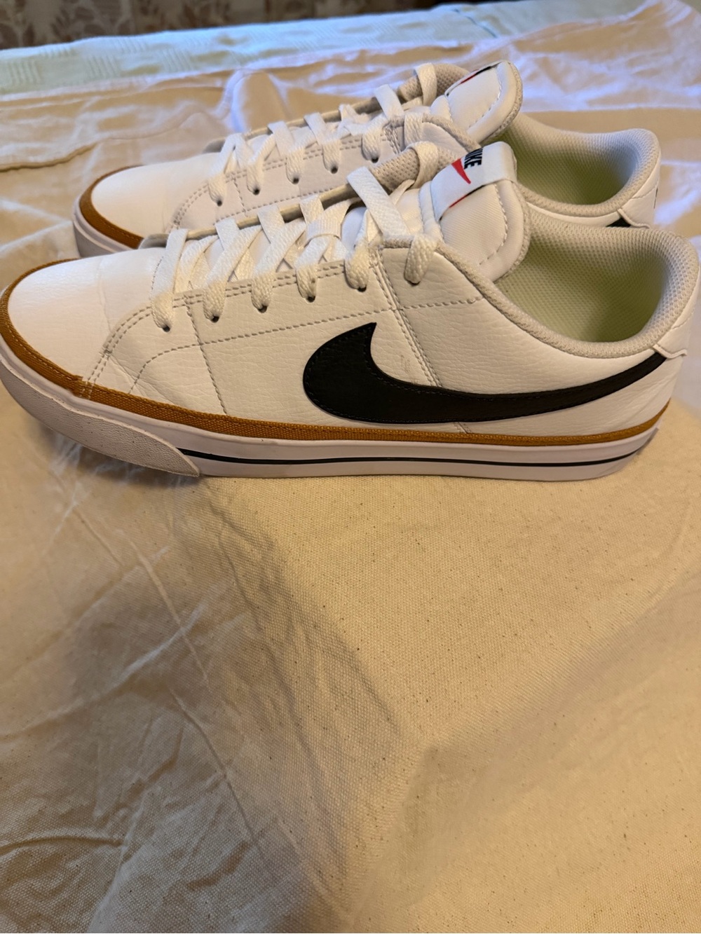 Nike Court Legacy Next Nature White Desert Ochre Sneakers Women’s 11 - Picture 2 of 10